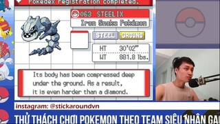 STEELIX - POKEMON với 1% KHẢ NĂNG xuất hiện! - Samurice chơi Pokemon Heart Gold