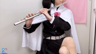 [Divine Comedy] Demon Slayer OP "Red Lotus Flower" LiSA Flute [Chestnut Flower Falling Chanahu cosplay]