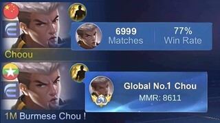 I FINALLY MET BEST CHOU IN THE WORLD !! TOP 1 GLOBAL CHOU