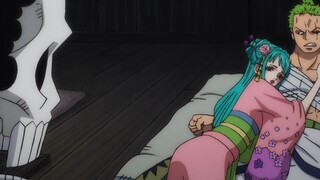 Lain kali kunci pintunya Zoro biar ga kecyduk Brook 🗿🫵