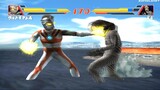 Ultraman Fighting Evolution 2 (Ultraman Ace) vs (Dada) HD