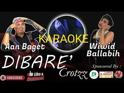Karaoke DiBare' Crotz - Aan Baget ft Wiwid Ballabih X Jon Delonge