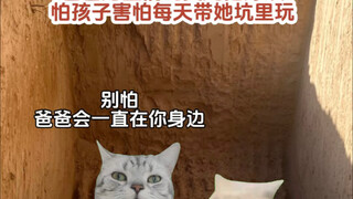 الأب يحفر قبراً لابنته المريضة بشدة