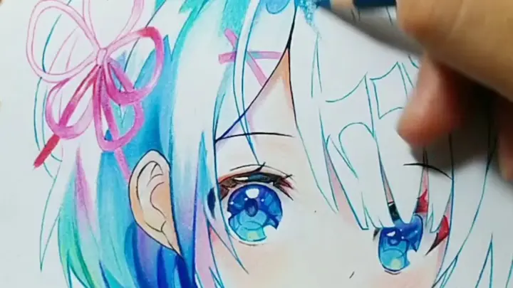 Drawing Rem 💙 - Re-Zero: Starting Life in Another World