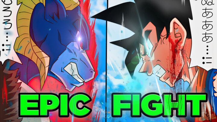 Dragon Ball Heroes | Ultra Instinct Goku vs. Evil Saiyan Cumber Fight Scene  - Bilibili