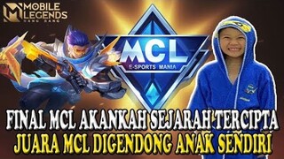 REKOR MURI PERTAMA DI DUNIA JUARA MCL DIGENDONG ANAK SENDIRI