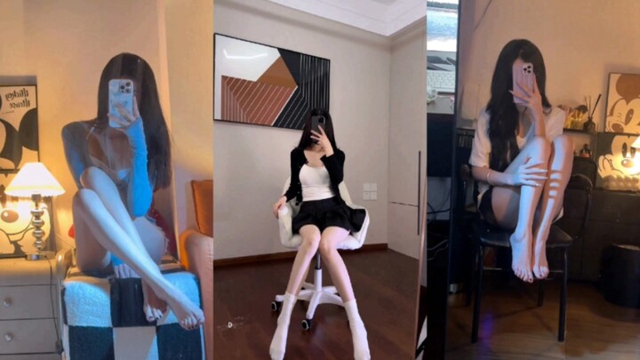 สาวขาเรียวยาวทำเอาฉันใจจะขาด!!!