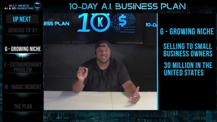 1. Intro to Billy Gene's 10-Day A.I. Business Plan