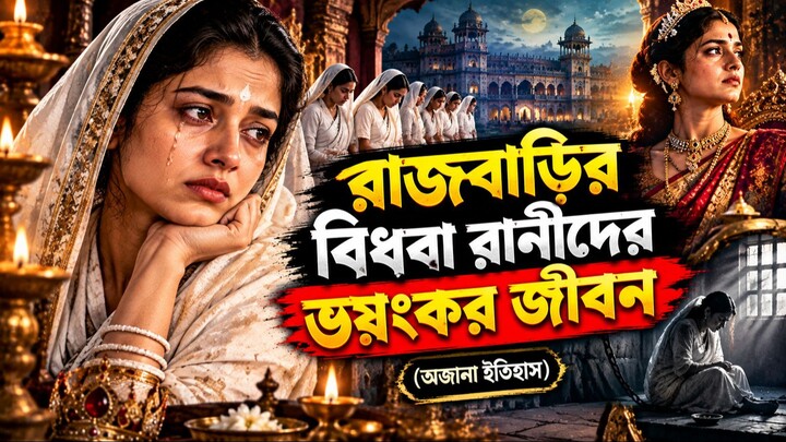 রাজবাড়ির বিধবা রানীদের ভয়ংকর জীবন 😢 | Life Inside Royal Palace as a Widow (Shocking History)