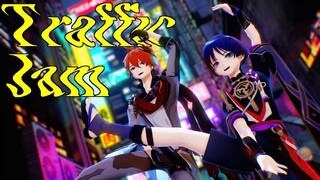 【MMD Genshin Impact】 Traffic Jam 【Childe & Scaramouche】