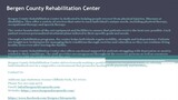 Bergen County Rehabilitation Center