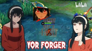 YOR FORGER X WANWAN in Mobile Legends | Skin Review |  SpyxFamily 🥰❤️