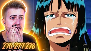 I WANT TO LIVE! One Piece Episode 276, 277 & 278 REACTION + REVIEW!