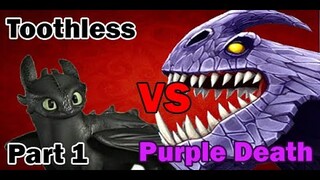 Toothless vs Purple Death [1/2] | SPORE