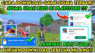 UDAH BISA LOGIN‼️CARA DOWNLOAD GAME SIGMA DI PLAYSTORE - CARA DOWNLOAD GAME SIGMA TERBARU 2022
