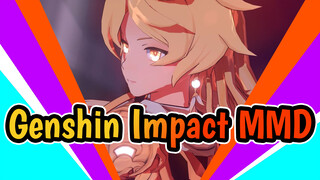[Genshin Impact MMD] GIMME×GIMME / Aether Dengan Rambut Tergerai