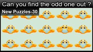 Can You Find The Odd One Out | Spot The Odd Emoji | Puzzles No-30