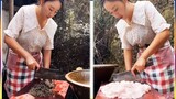 Cuộc sống rừng rậm Trung Quốc Món ăn ngon Nấu ăn Món ăn Cô gái xinh đẹp Part 12