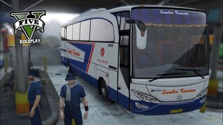 PERJALANAN BUS ANTAR KOTA !! + GABUNG GANGSTER ? GTA V ROLEPLAY INDONESIA