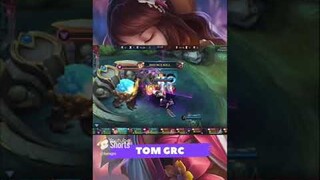 Grc beneran lebih jago dari tom ?!.. kadang 😂 #shorts #mobilelegends #tomgrc