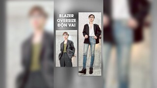 Blazer oversize độn vai