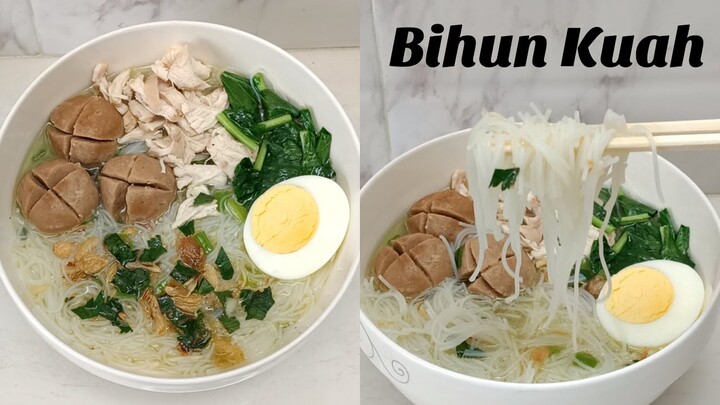 Cara membuat bihun kuah bening, enak banget disajikan saat musim dingin bikin suami betah di rumah