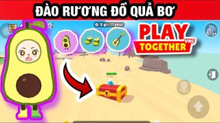 Play Together: Đào rương kho báu: BỘ ĐỒ QUẢ BƠ | Thỏ Siêu Nhân TV