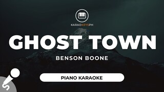 Ghost Town - Benson Boone (Piano Karaoke)