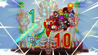 The ultimate 1v10 hunt in Terraria! Defeat all bosses and clear Terraria! Hunter x Hunter: The Final