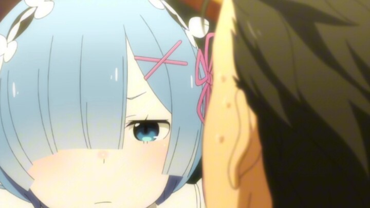 This scene is so cute! Drunk Emilia and Rem are so cute!