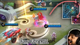 Mobile Legends Funny Moments Luoyi TROLL