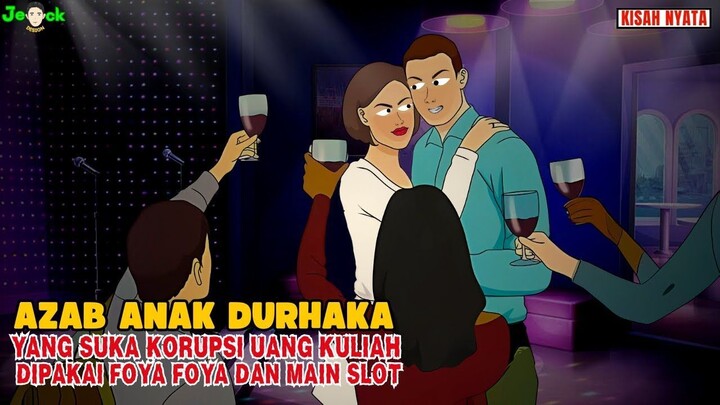 AZAB ANAK DURHAKA YANG SUKA KORUPSI UANG KULIAH DIPAKAI BUAT MAIN SLOT  SINE