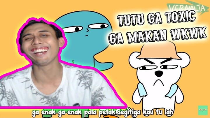 TUTU SI TUKANG BAKSO @Vernalta WKWKWK - REACTION NGAKAK