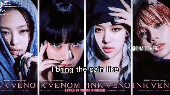 BLACKPINK - PINK VENOM LYRICS