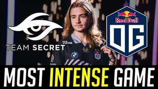 OG vs SECRET - This is the MOST INTENSE GAME in TI10!