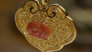 难得一见！比头发丝还细的金丝做的！