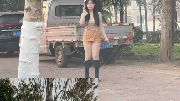 Saya bertemu dengan seorang gadis yang agak gemuk di internet. Dia berperilaku sangat baik dan patuh