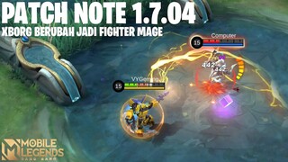 XBORG BUFF, CECILION NERF, KARINA NERF, THAMUZ NERF - PATCH NOTE 1.7.04 MOBILE LEGENDS