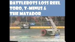Classic Battlebots: Bad Luck Compilation for Bronco's predecessors: Toro, T-Minus & The Matador