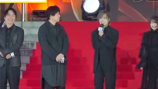 Demon Slayer voice actors perform on stage, hoping for a full house for the movie