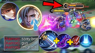 TOP JUPITER FANNY VS NEW HERO AAMON! THEY LAUGHED AT ME I USED FANNY AS SUPPORT | MLBB