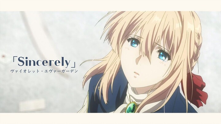Sampul "Violet Evergarden" OP "Hormat kami" |.