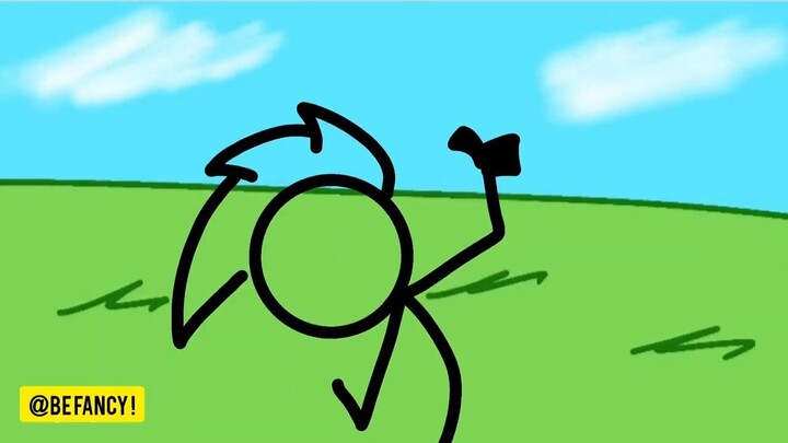 Fancy Pants Vs Benson Leak ( FNF Funkin Animated )