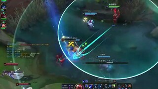 لعبت اليوم أيضًا مع المشاهدين لعبة ليغ أوف ليجيندز بسعادة♪