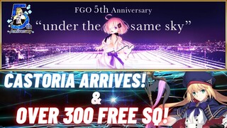 Fate Grand Order | 5th Anniversary Breakdown ~ Castoria Banner, GSSR, & Over 300 Free Saint Quartz!