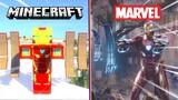 IronMan! หนัง VS IronMan มายคราฟ Mark 50 | Minecraft