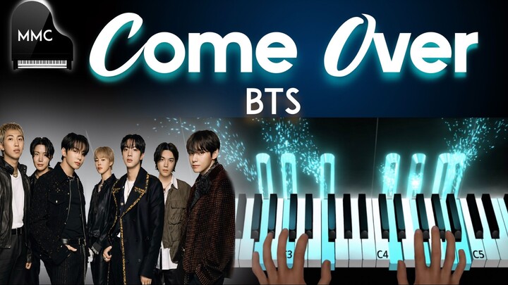 Come Over by BTS (Prod. Suga | Arirang Hidden Track) piano cover/tutorial + sheet music + lyrics
