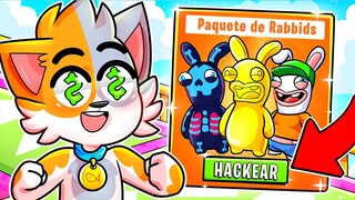 PRO TIPS para DESBLOQUEAR *TODAS las SKINS de RABBIDS* en STUMBLE GUYS! 😱🤑