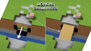 Cara Membuat Working Drawbridge - Minecraft Tutorial Indonesia