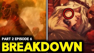 ANNIE THE FEMALE TITAN RETURNS! THIS CHANGES EVERYTHING! - Attack on Titan Season 4 Part 2 Episode 6